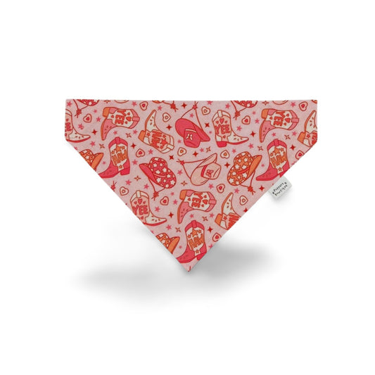 Over the Collar Cowgirl Dog Bandana - Puppers Bowtique