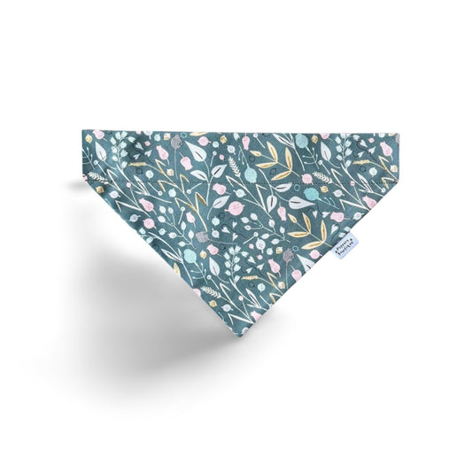 Over the Collar Meadow Flowers Dog Bandana - Puppers Bowtique