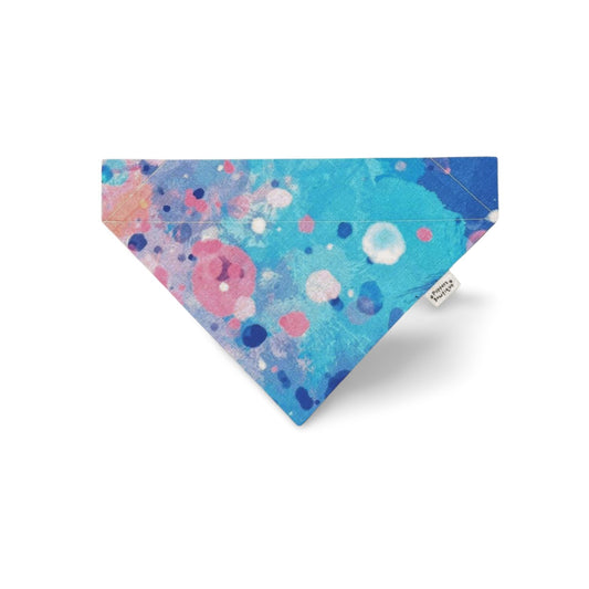 Over the Collar Paint Splatter Dog Bandana - Puppers Bowtique