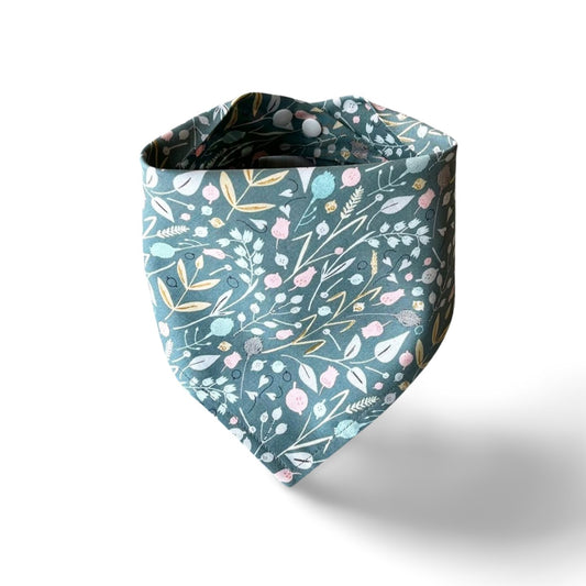 Snap On Meadow Flowers Dog Bandana - Puppers Bowtique