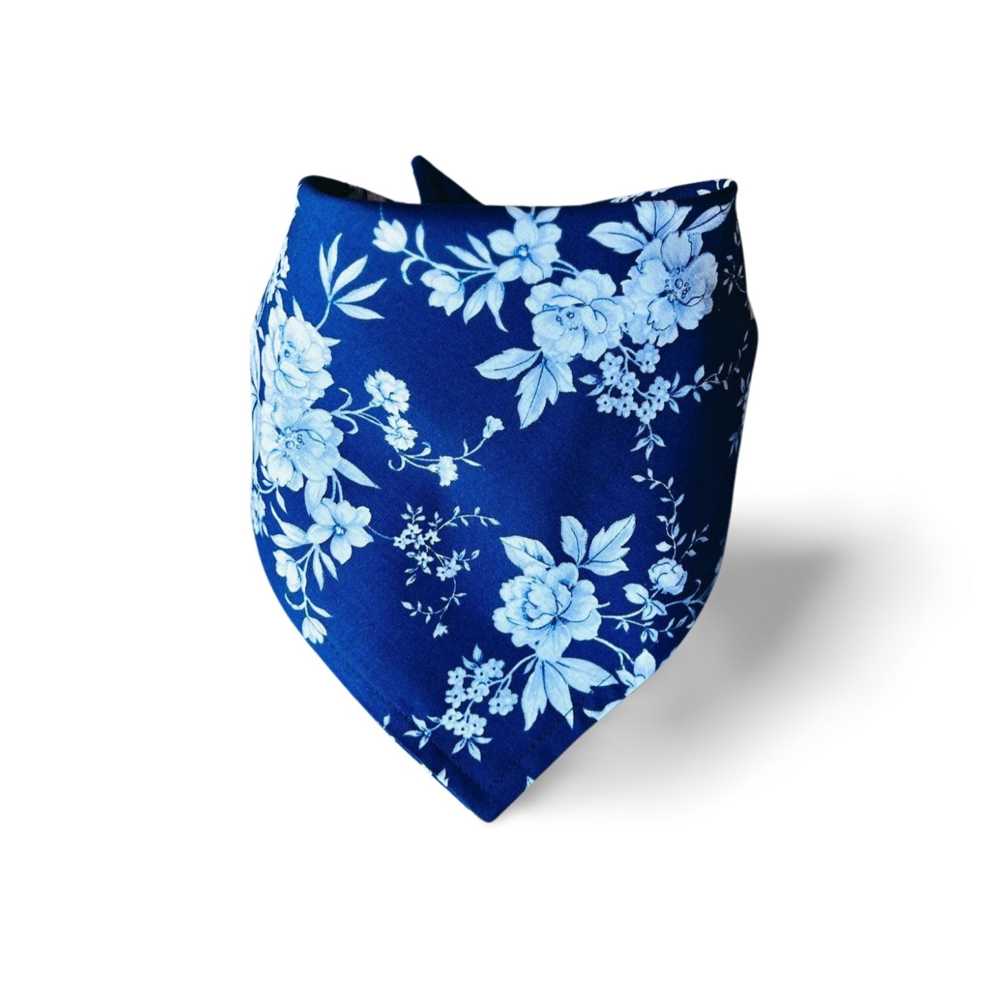 Snap On Porcelain Floral Dog Bandana - Puppers Bowtique